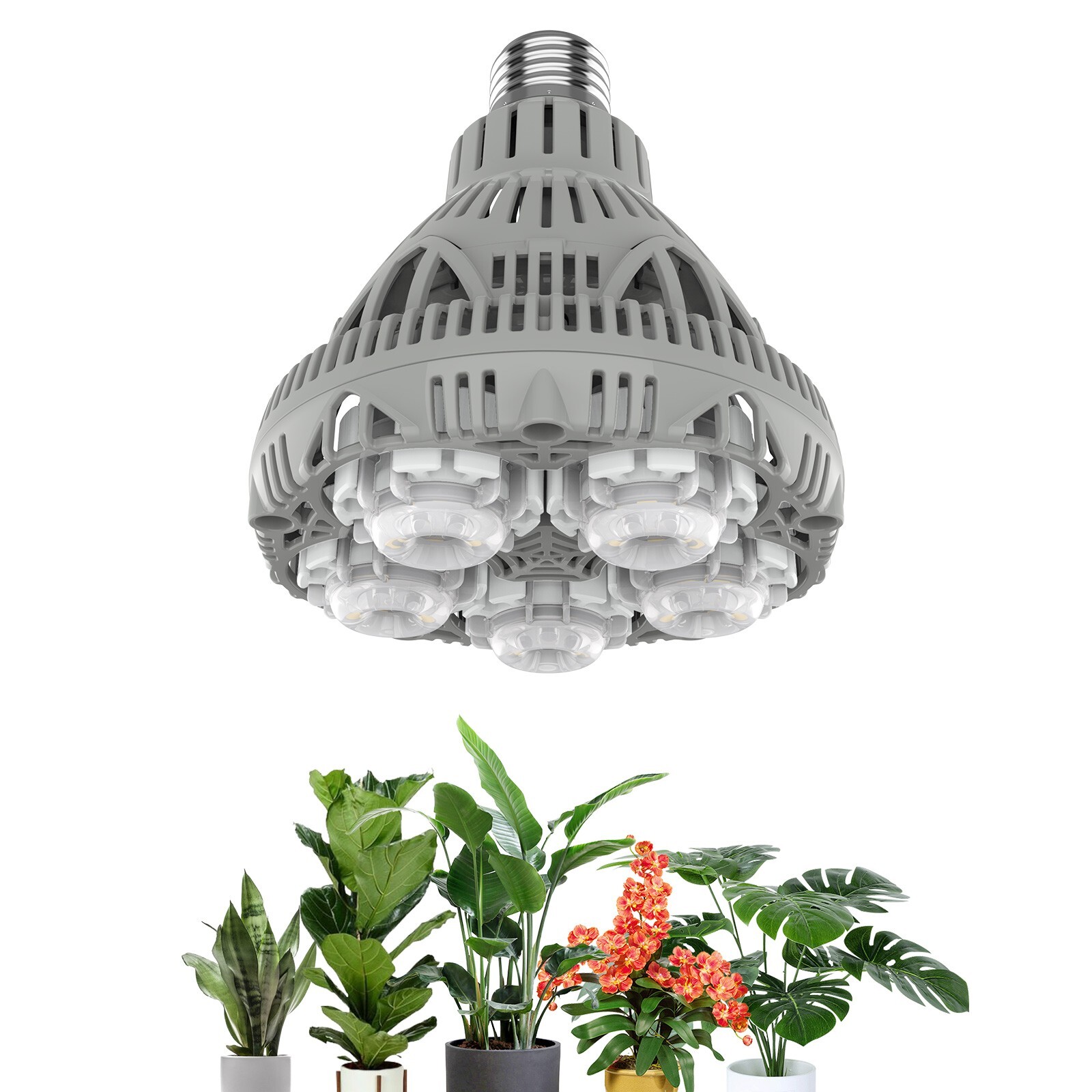 300W Equiv. LED Grow Light Bulb Sunlike Full Spectrum 24W Indoor Veg Bloom E26