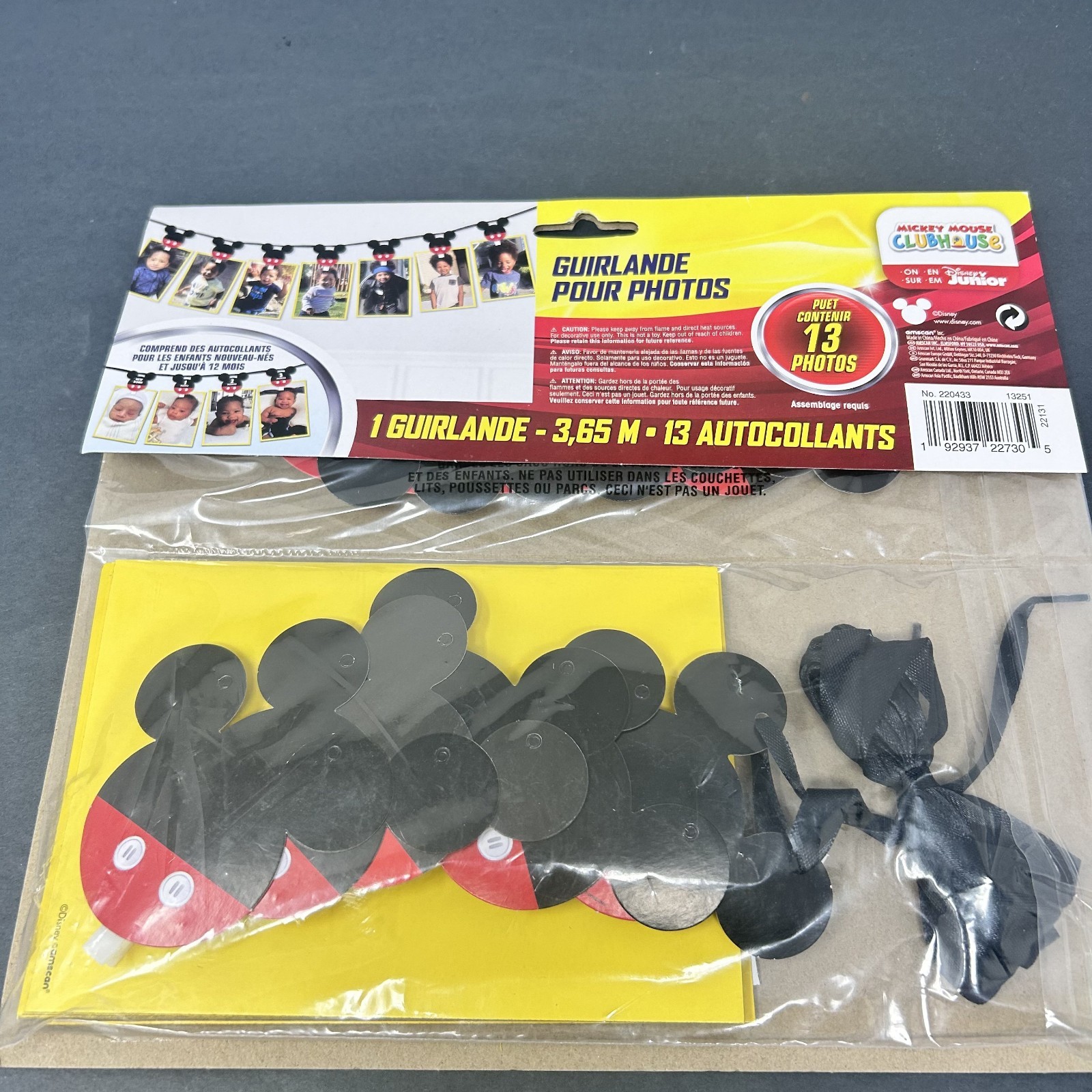 Disney Junior 12’ Mickey Mouse Photo Garland Holds 13 Photos birth – 12 months 5