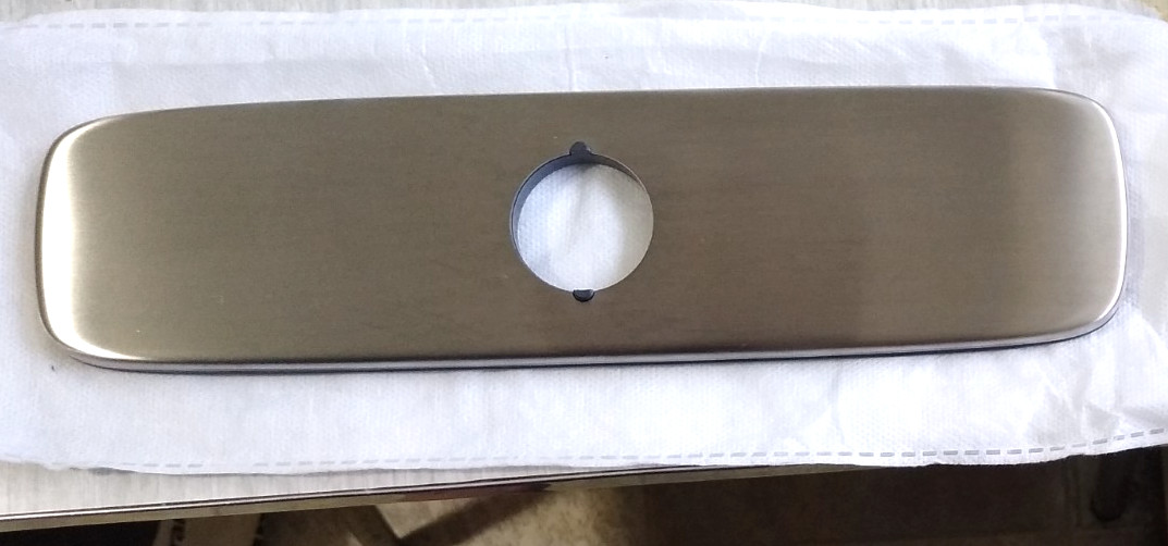 Kohler Ealing Vibrant Brushed Stainless Escutcheon Deck Plate for Faucet NOB