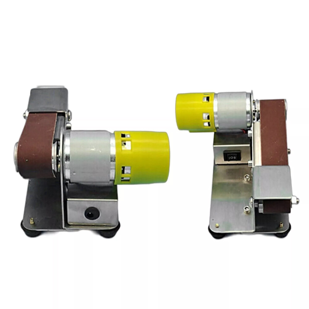 Mini Electric Grinder Belt Sander Polishing Grinding Knife DIY Sharpener Machine