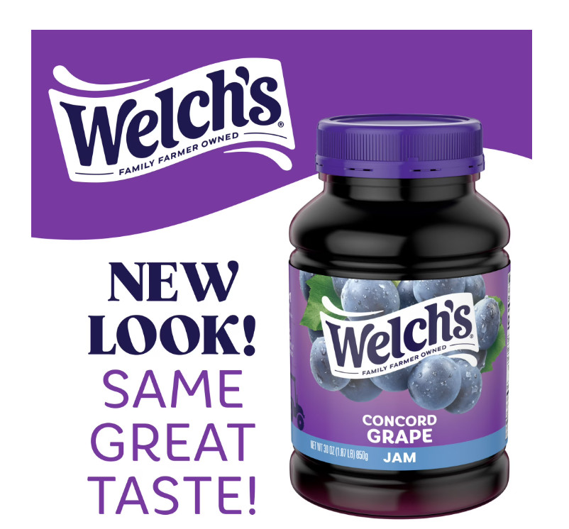 (2 pack) Welch’s Concord Grape Jam, 30 oz Jar…