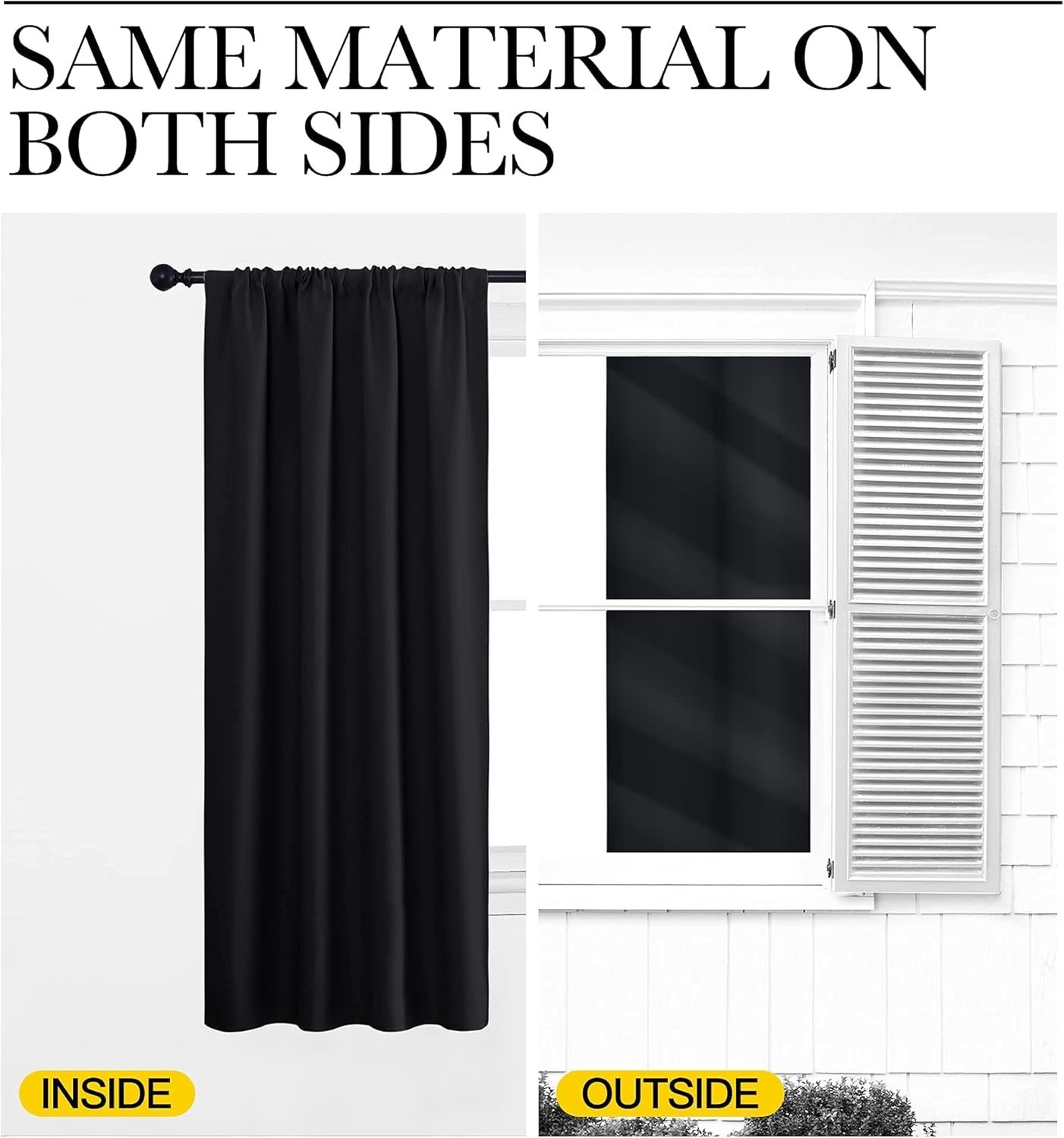 Room-Enhancing Blackout Draperies 36″ Long – Stylish & Functional for Any Room