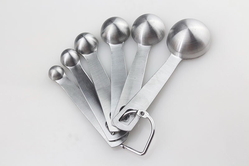 Household Stainless Steel Measuring Spoon Six-piece Set Kitchen Cooking Tool