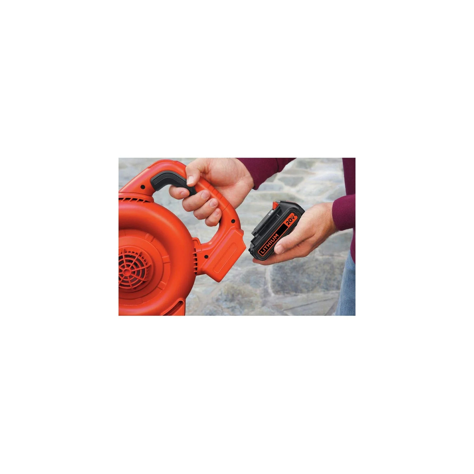 BLACK+DECKER 20V MAX* Powerconnect 1.5Ah Lithium Ion Battery + Charger -LBXR20CK
