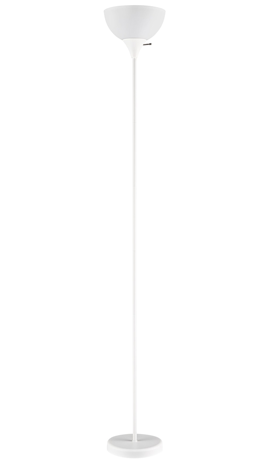 71″ White Floor Lamp, Modern Design
