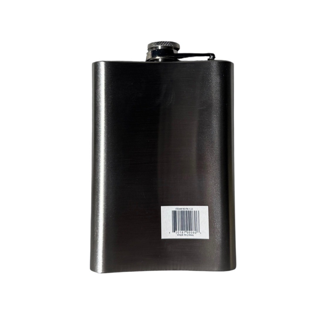8oz Stainless Steel Hip Flask Silver Leak-Proof Pocket Liquor Alcohol Travel