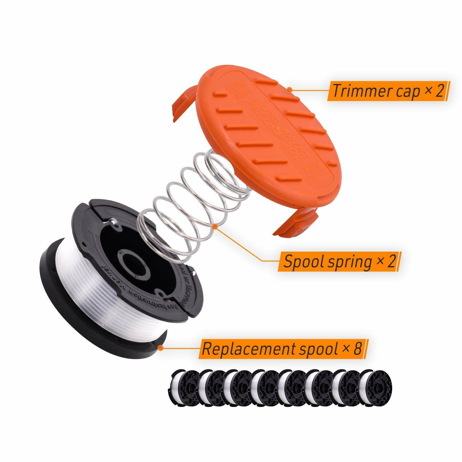 30ft 0.065in Weed Eater String,(AF-100) Trimmer Line Spool for Black and Decker