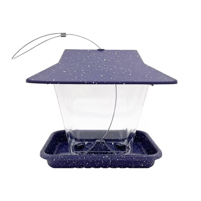 Style Selections Plastic Hanging Hopper Bird feeder – 1.7-lb