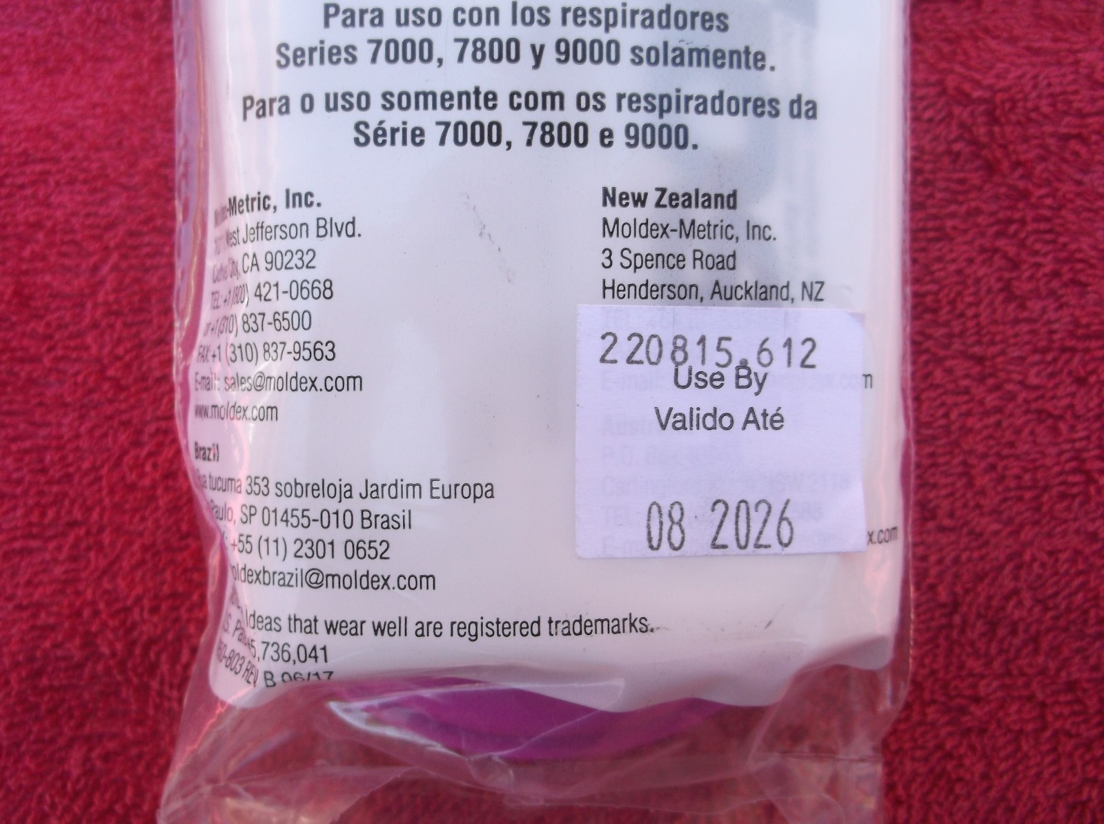 Moldex 7950 Filter use with 7000 Series Half Face / 9000 Series 2 filters 1 pack