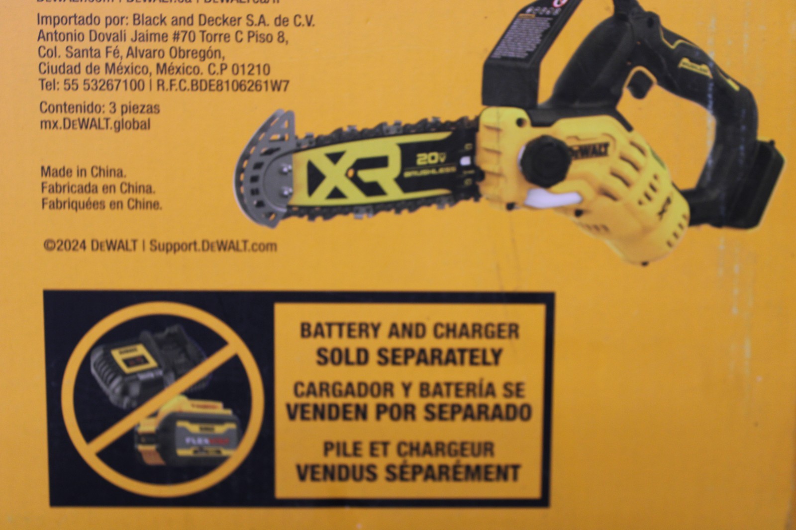 DeWalt DCCS623B 20V MAX 8″ Brushless Cordless Pruning Chainsaw 2026 FREE SHIPPIN