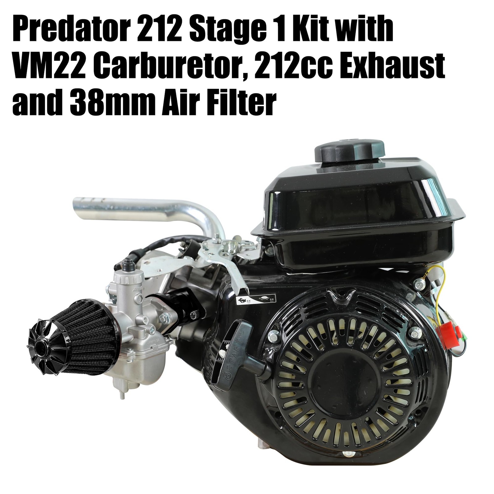 VM22 26mm Carburetor Stage 1 Kit Replacement for Predator 212cc 224cc