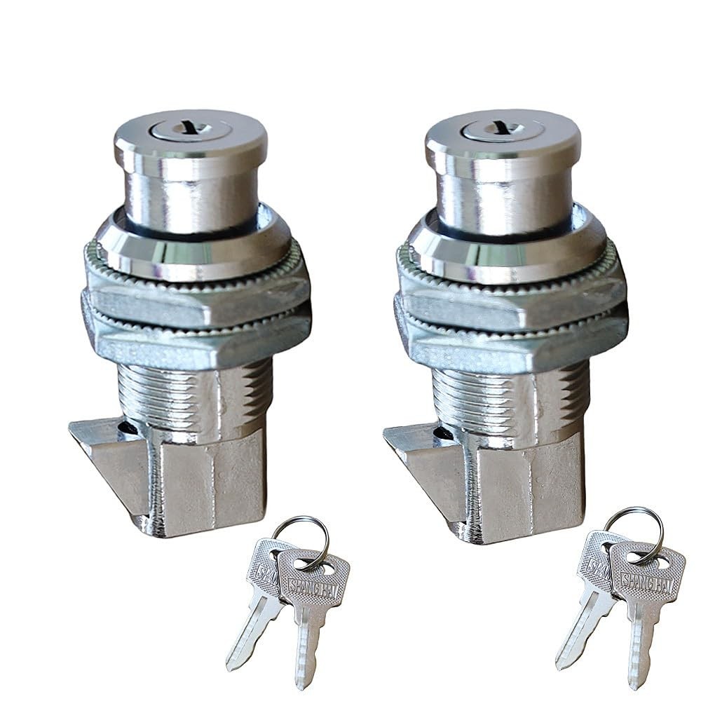 Push Button Latch Perpendicular Doors Boat Tool Box Close Industrial Lock 2PCS