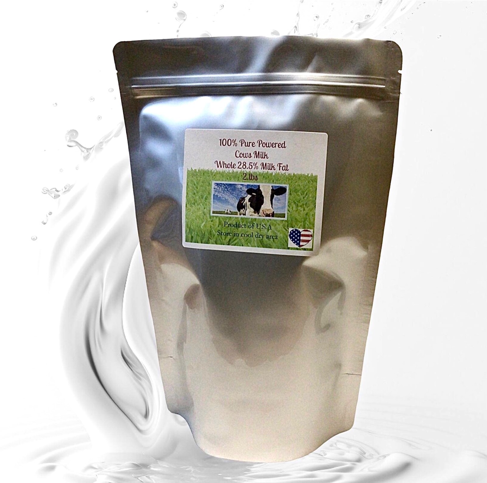 Whole Fat Dry Powdered Milk*USA Made*Mylar Bag*Emergency Food Supply~Up to 20lbs