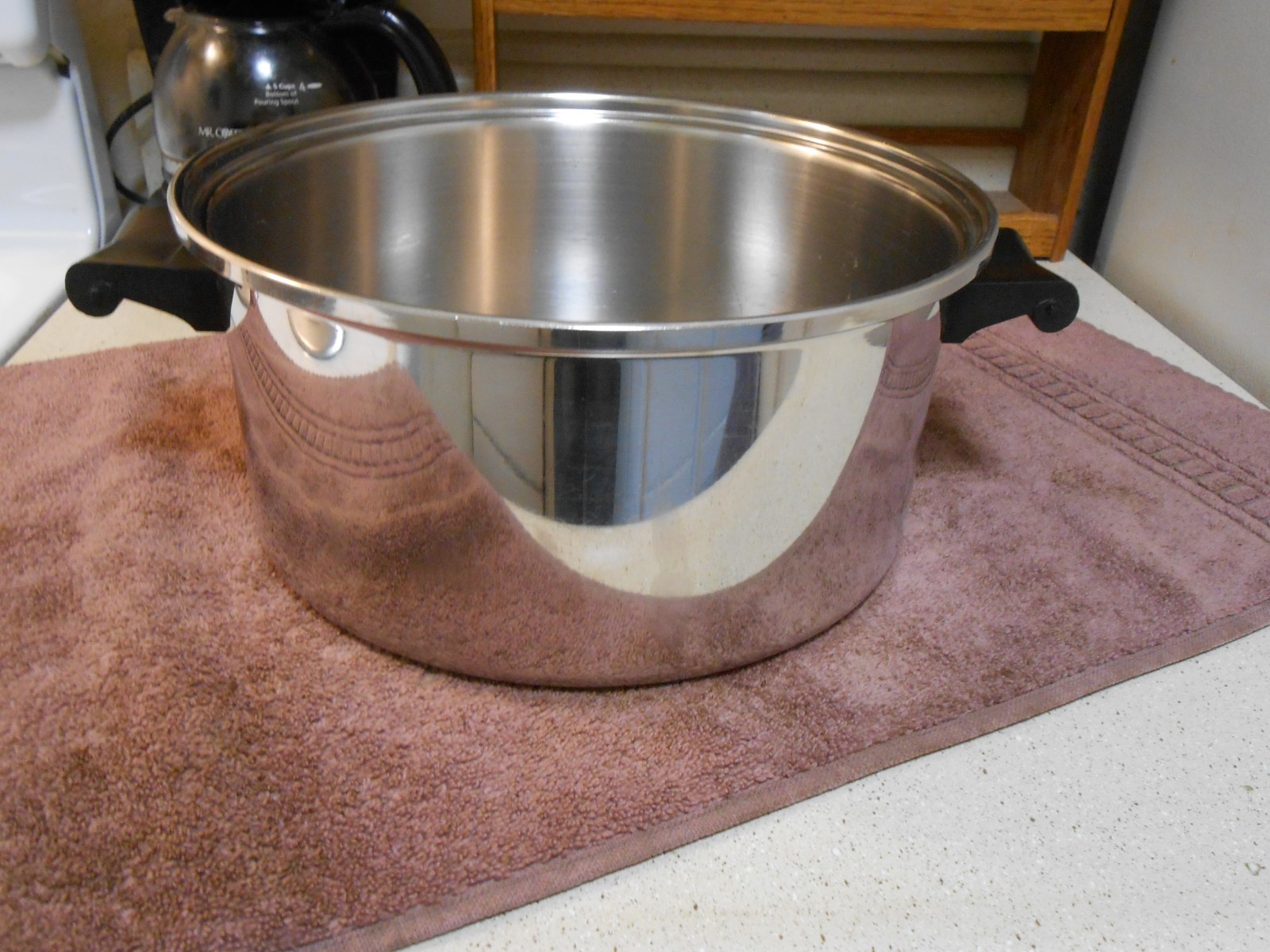 SALADMASTER 6 Qt. Stock Pot (no lid) 18-8 Tri-Clad Stainless CLEAN & SHINY!