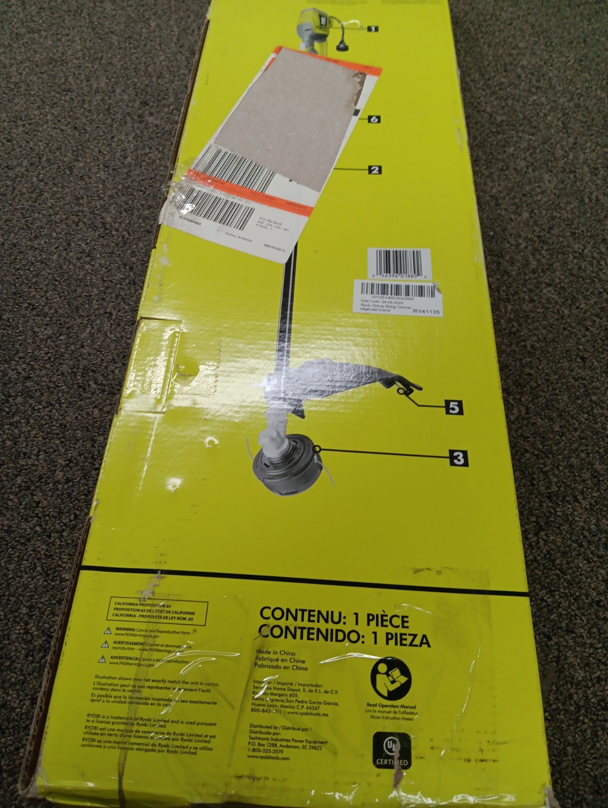 RYOBI 18″in. 10 Amp Attachment Capable Electric Corded String Trimmer – NEW
