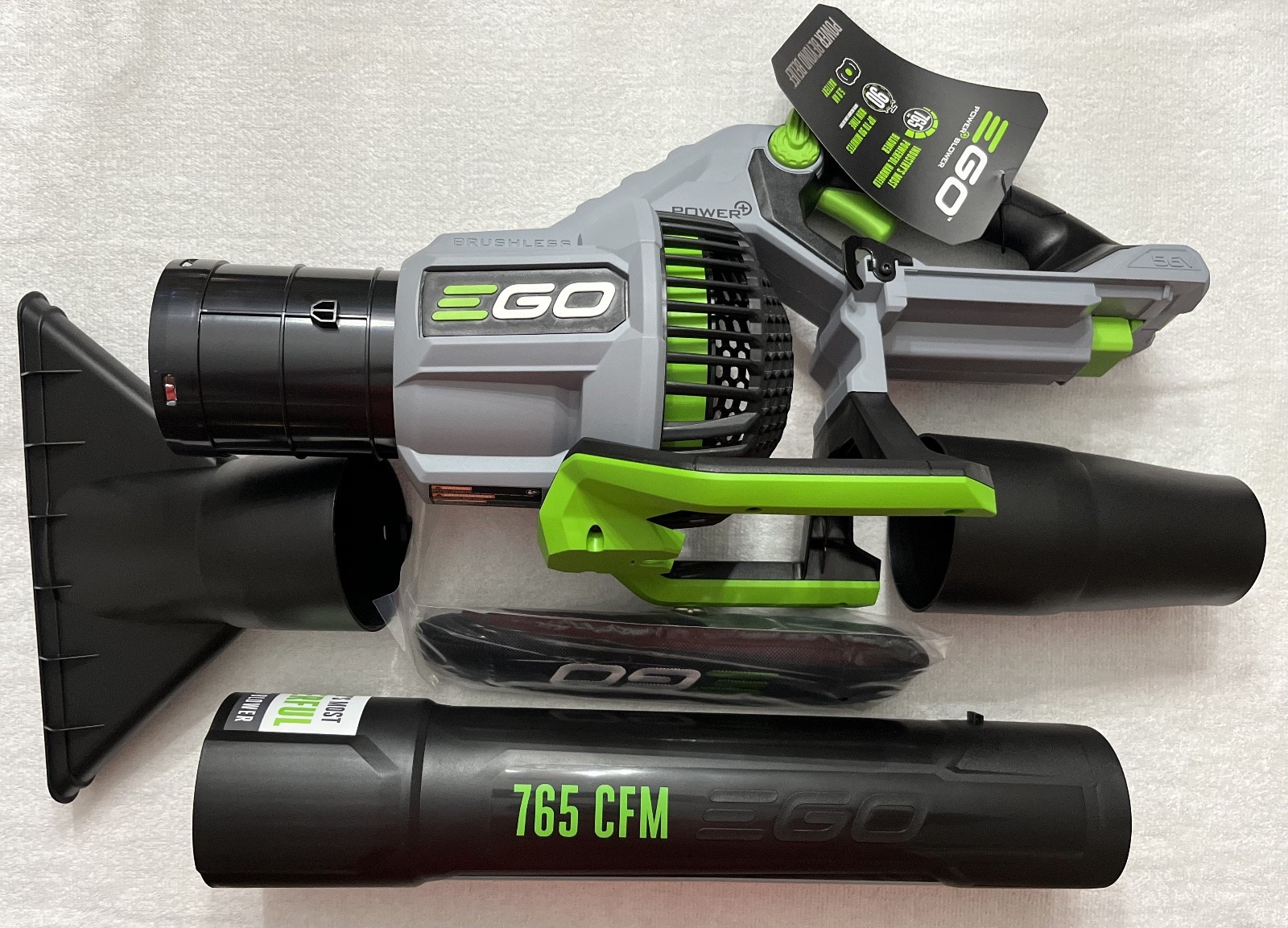 New EGO LB7650 Power+ 56V Variable Speed 765CFM Cordless Blower Bare Tool 200MPH