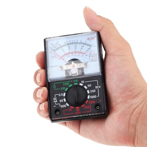 Analog Multimeter, AC/DC Volt 1000V Voltmeter Amp Volt Ohm Voltage Tester