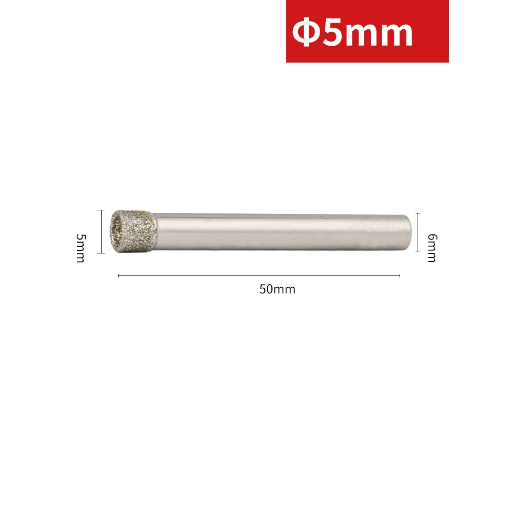 5-30mm Diamond Burr Grinding Bit Burr Polishing Concave Bead Shaping Rotary Tool