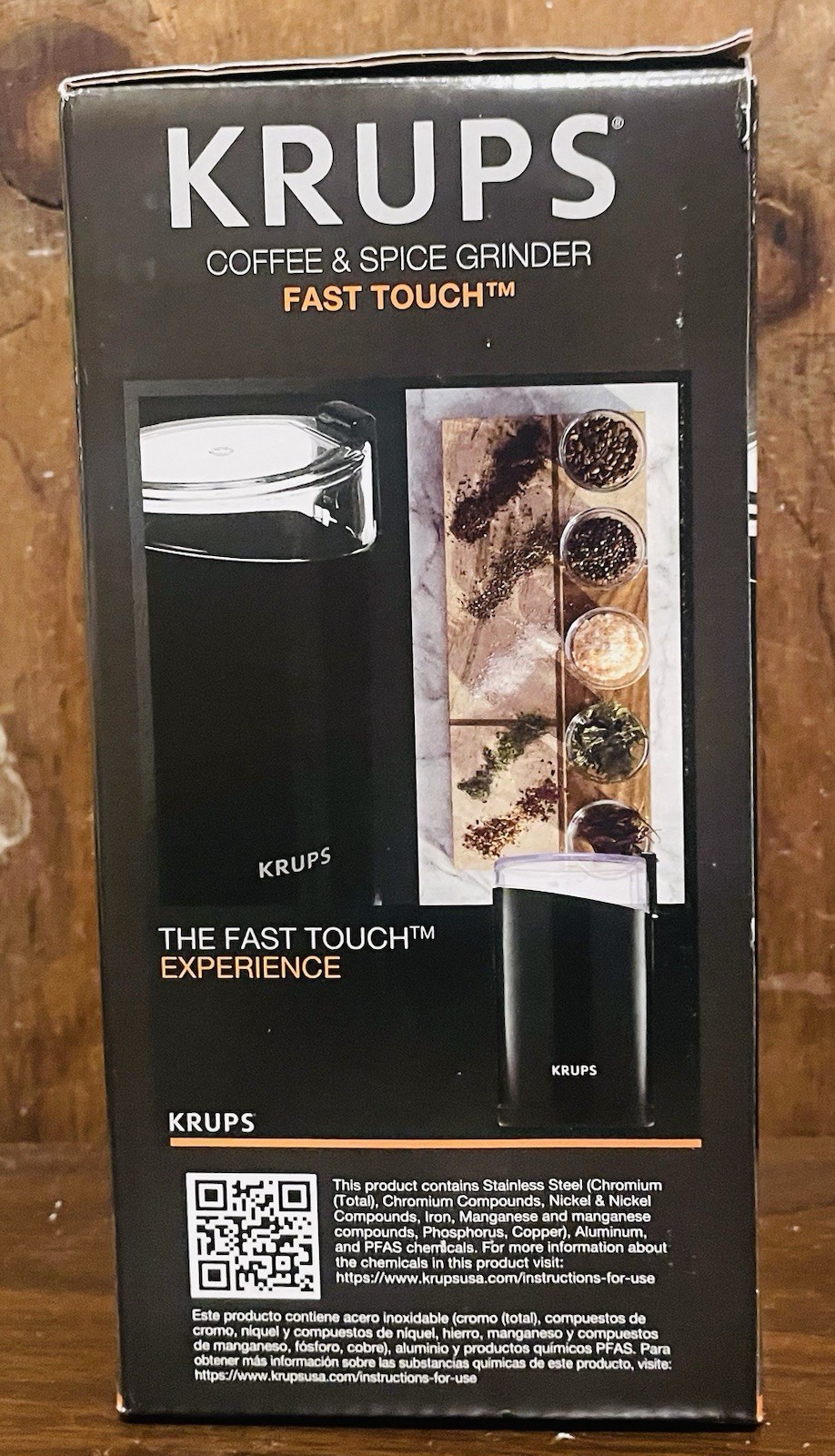 Krups Electric Coffee – Spice – Herbs Grinder F203 Black – Brand NEW In Box