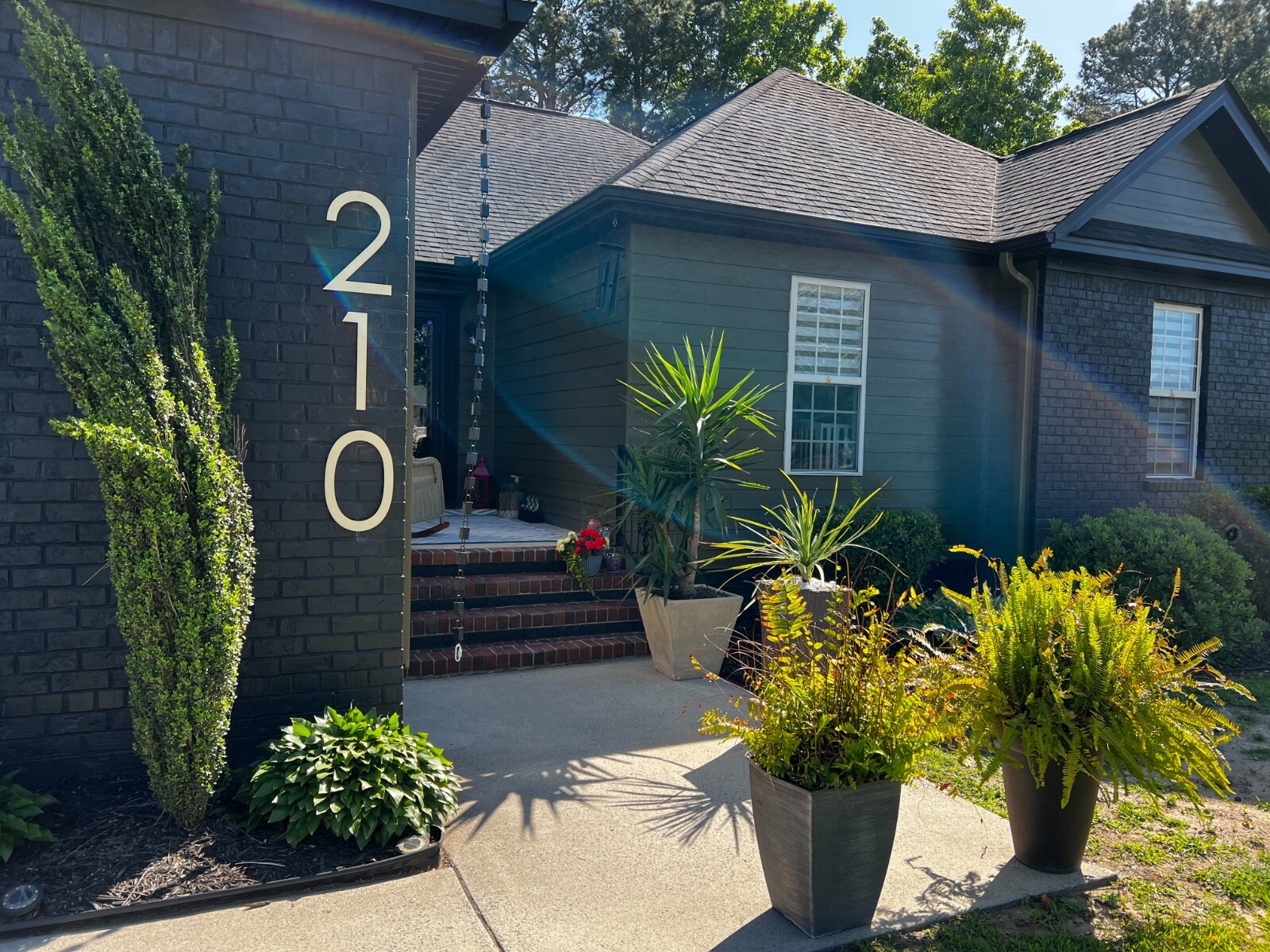 16 inch Modern House Address Numbers Letters, color choices