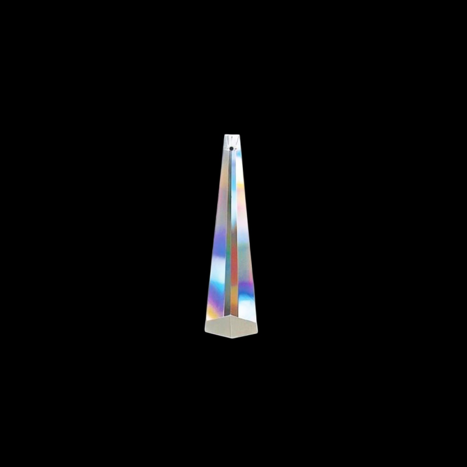 Asfour Crystal Chandelier Prisms – 63MM #505 6-Side Graduated Drop 1 Hole
