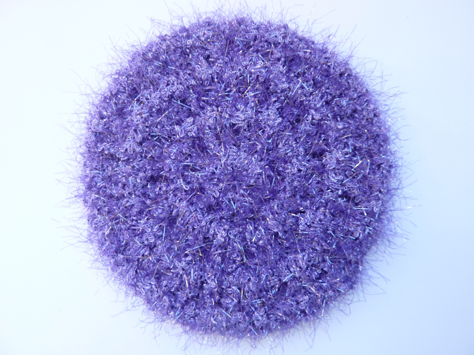 6 Rough Round Multicolor Dish Pot Scrubbers Scrubby Scrubbies Handmade 92