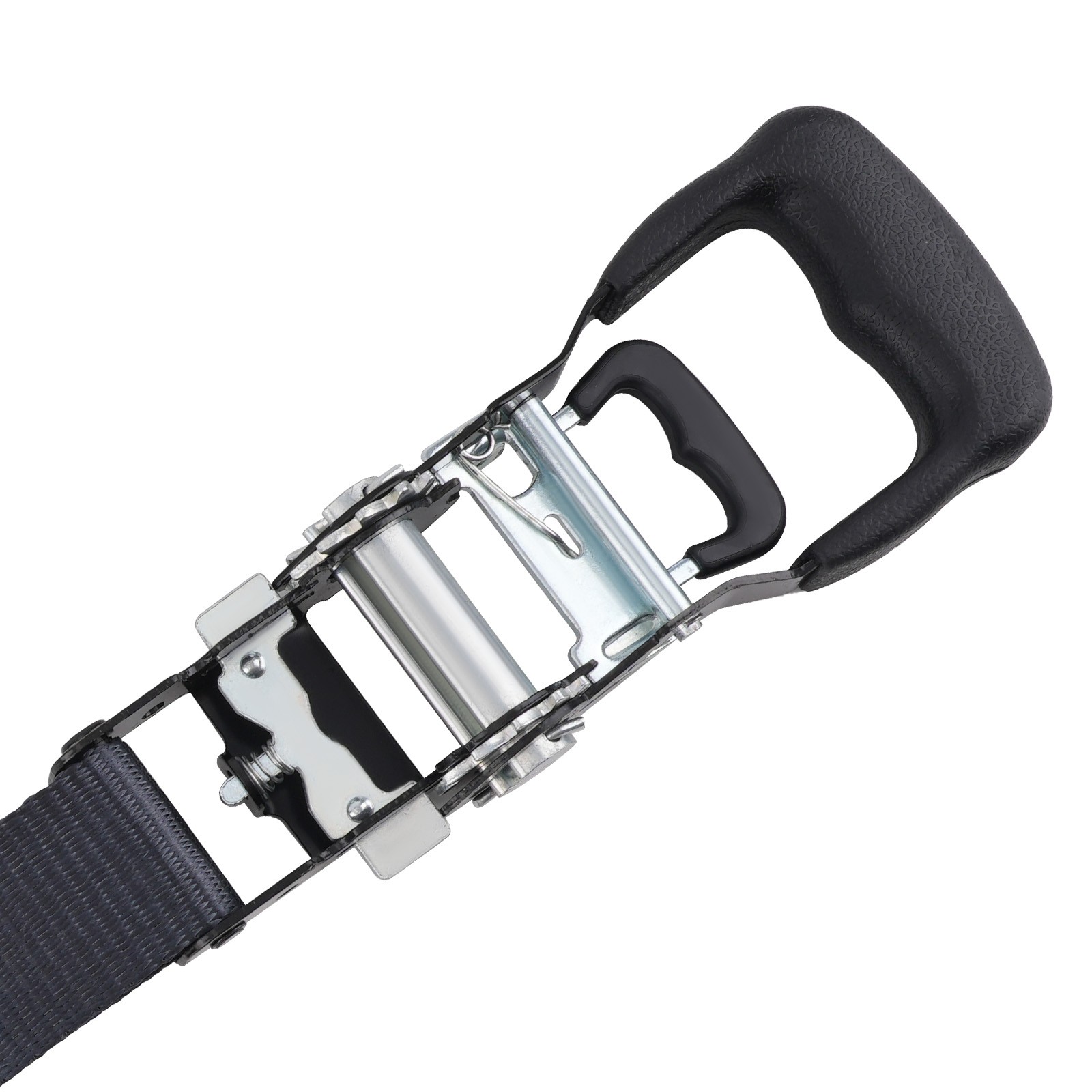 4 Pack Retractable Ratchet Tie Down Straps 1.6” x 8′ 5208 lbs Heaty Duty Black