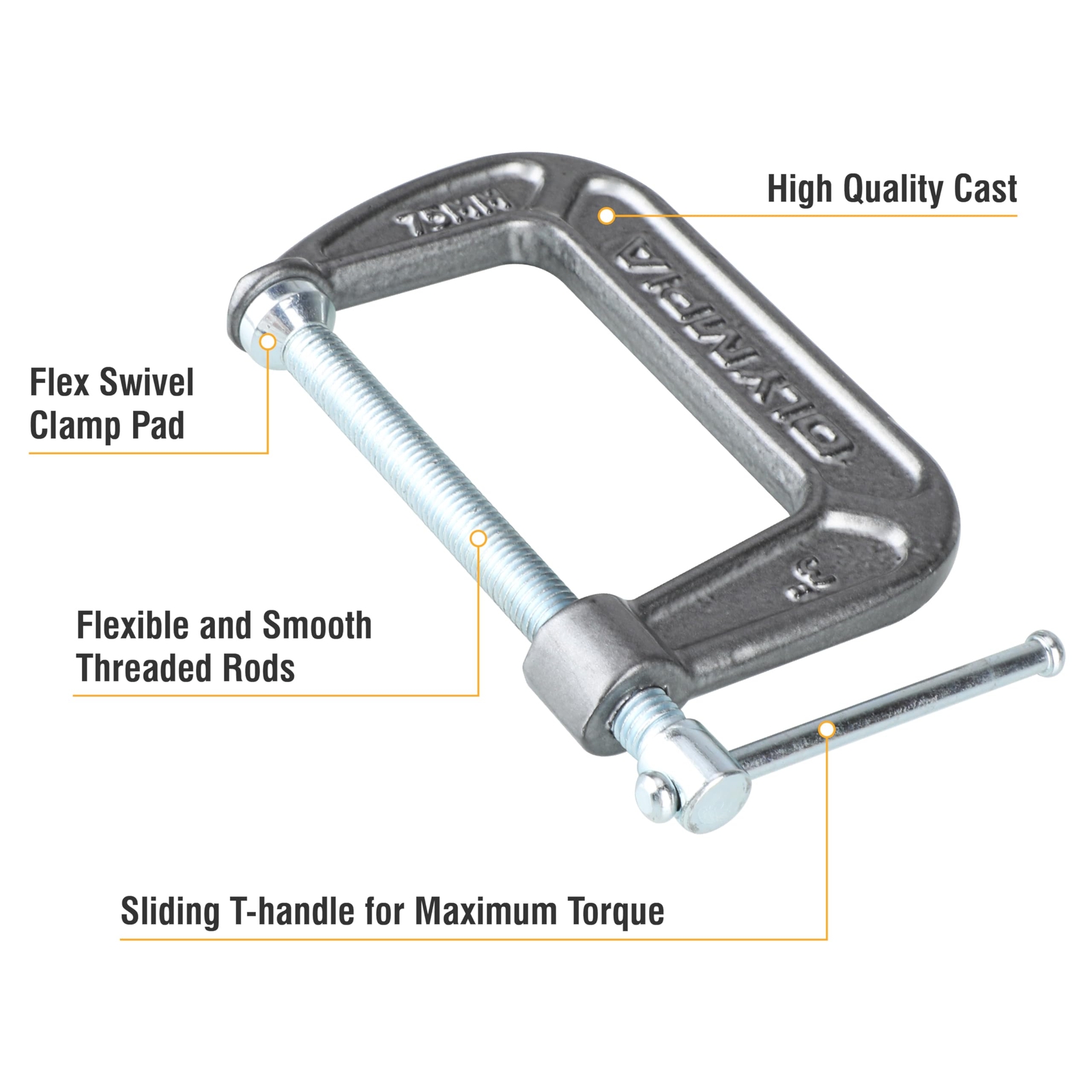 Cclamp 38130 3″ X