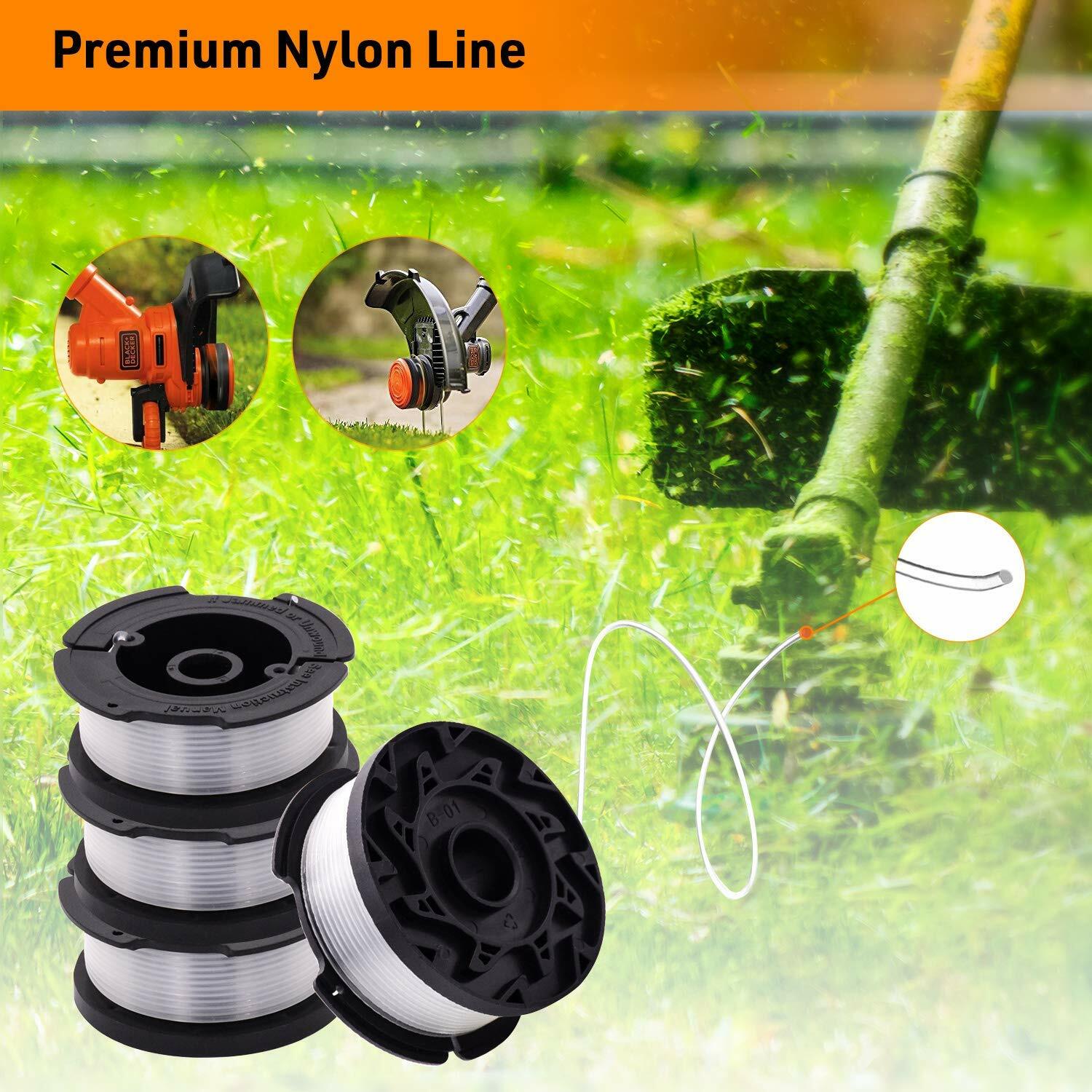 30ft 0.065in Weed Eater String,(AF-100) Trimmer Line Spool for Black and Decker