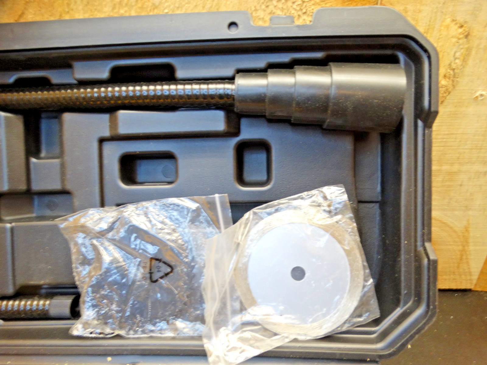 RotoRazer RZ120 Corded 26mm Cutting Depth Circular Saw with Case & Extra Blades