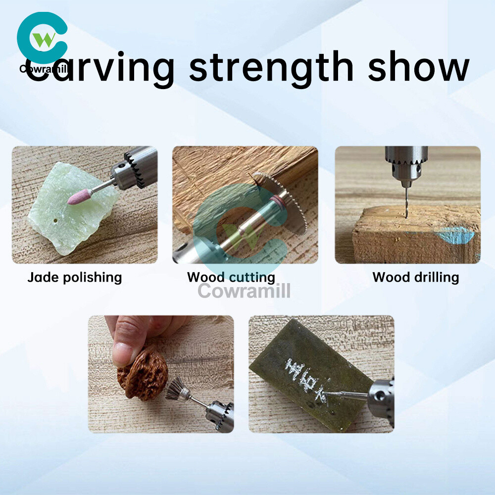 12000rpm Stepless Speed Adjustable Electric Grinder Polishing Engraving Drill