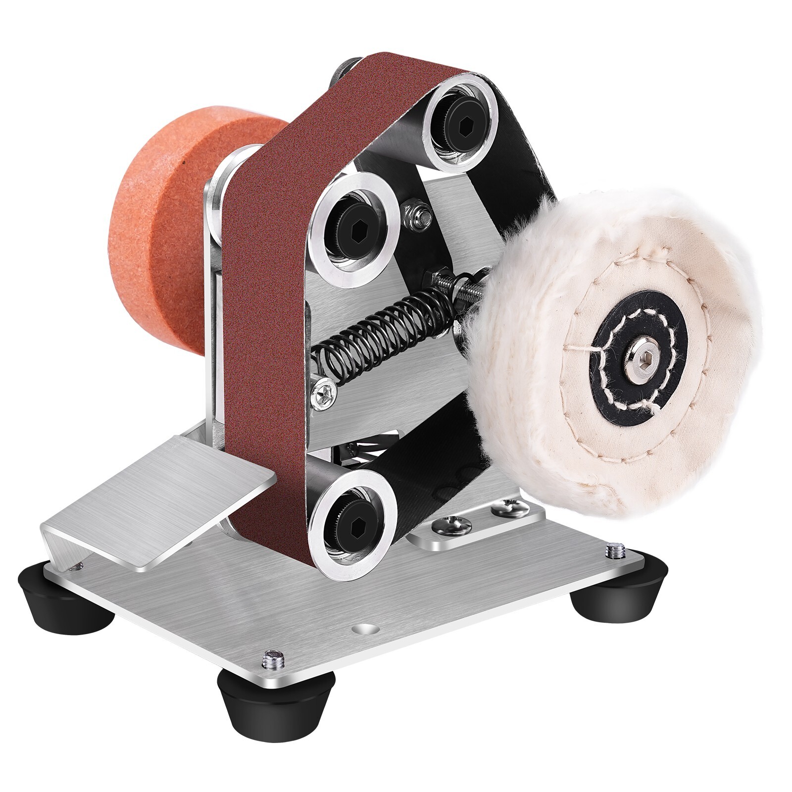 Mini Belt Sander Electric, 7-Speed, 15° Sharpener for DIY & Jewelry Making