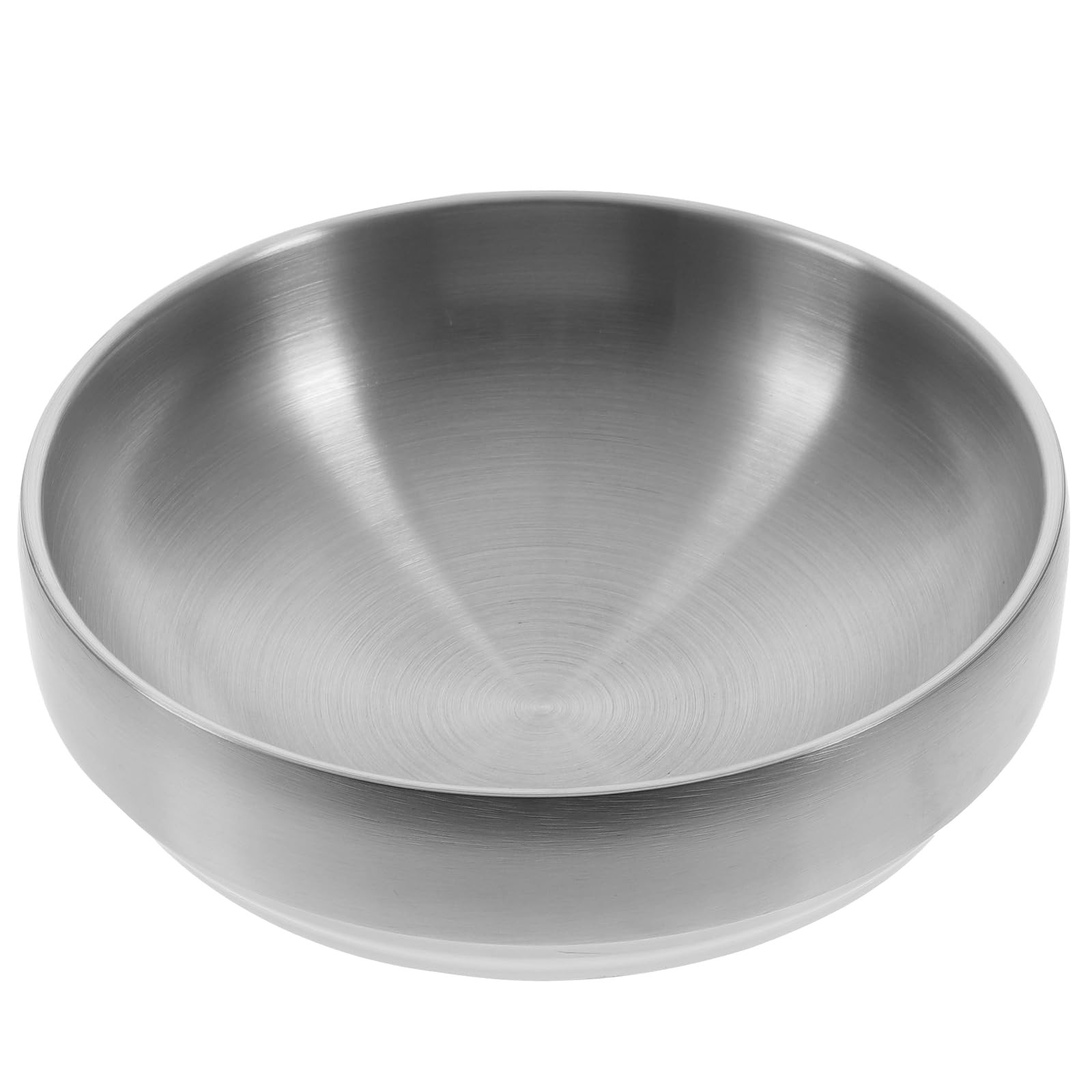 7.48 Inch 34Oz Stainless Steel Double Cold Noodle Bowl Salad Pasta Ramen