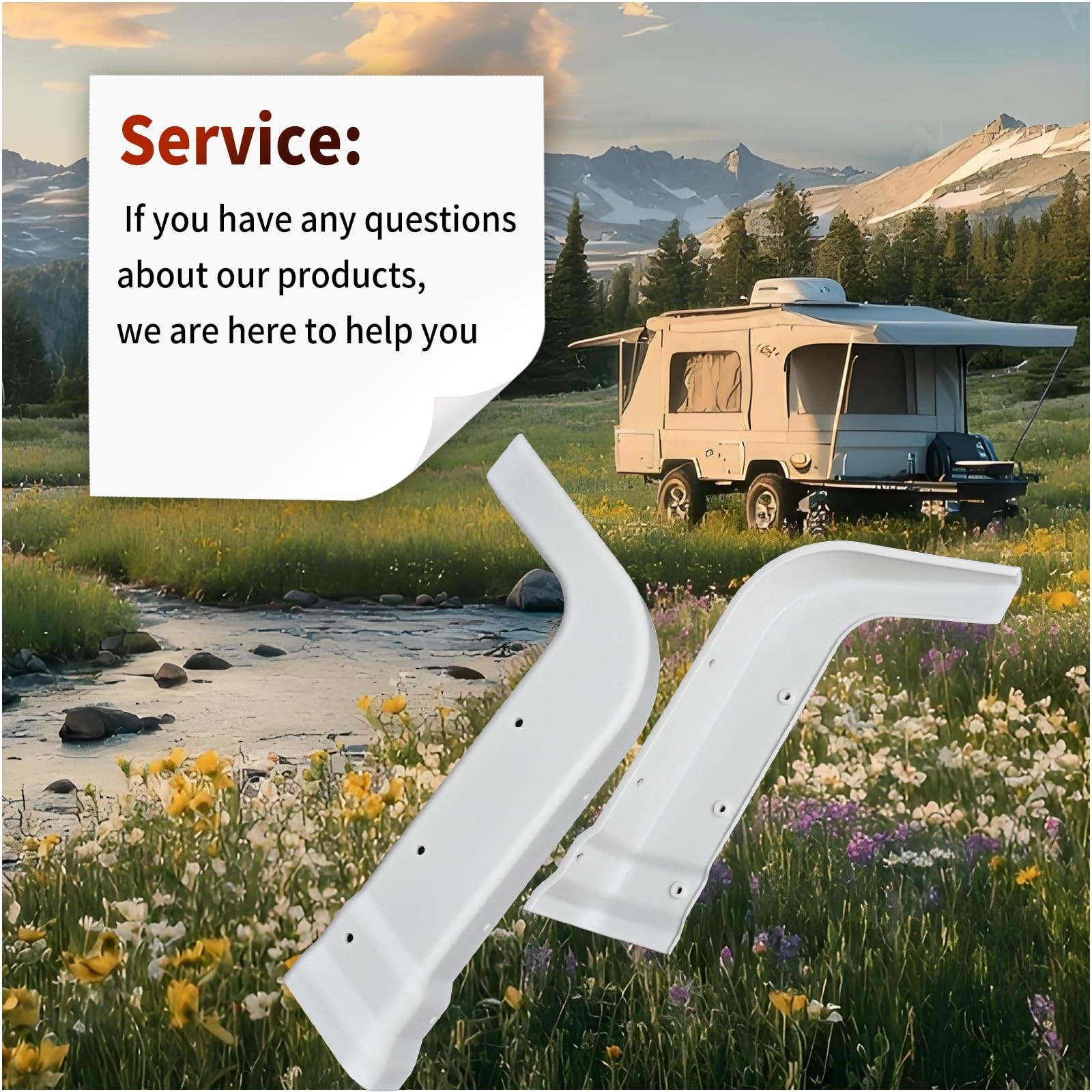AQBB Replacement RV Roof Corner Caps for Pop Up Campers,Compatible with Most …