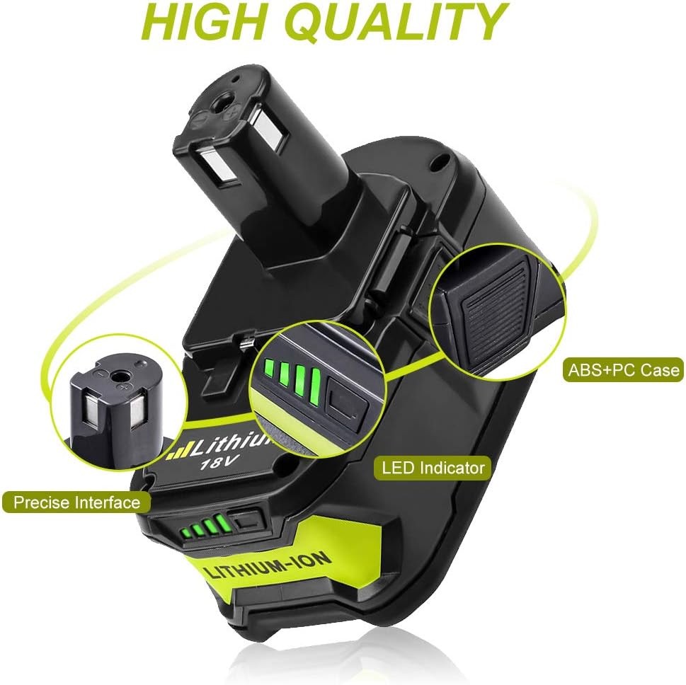 For RYOBI P108 one 18V High Capacity 6.0Ah/3.0Ah Battery Lithium-Ion Battery New