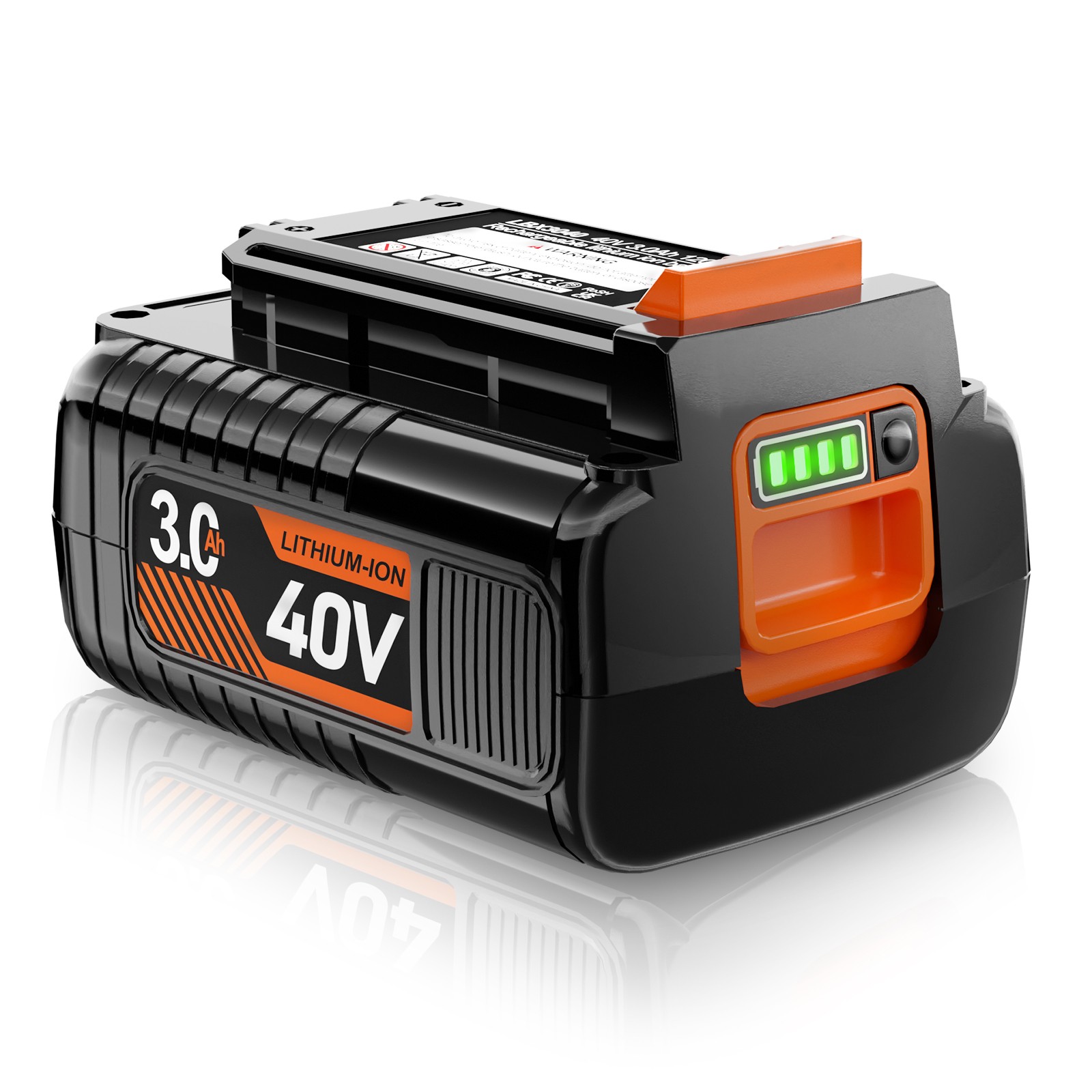For Black Decker 40V Battery 40Volt Max Lithium 3.0AH LBX2040 LBXR36 LST136