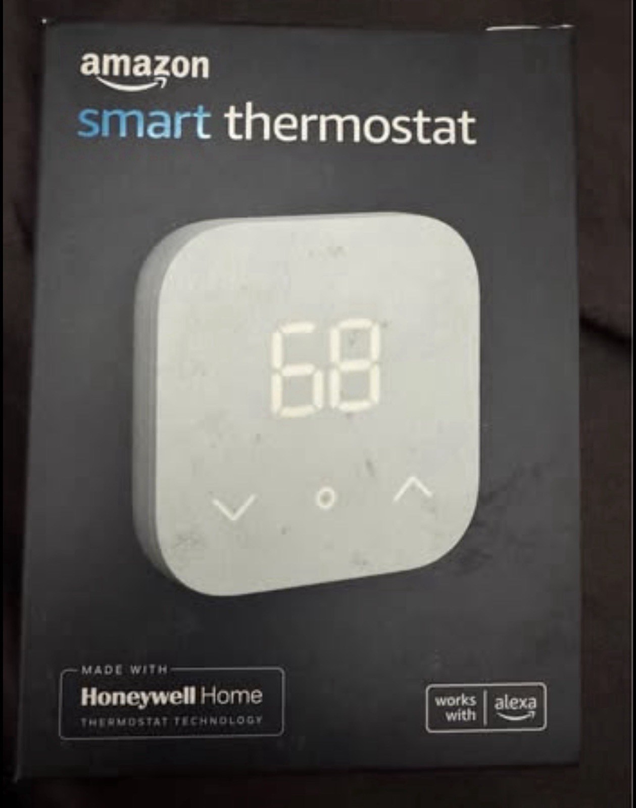 Amazon Smart Thermostat Wi‑Fi App Control White Programmable 24V Works w/ Alexa