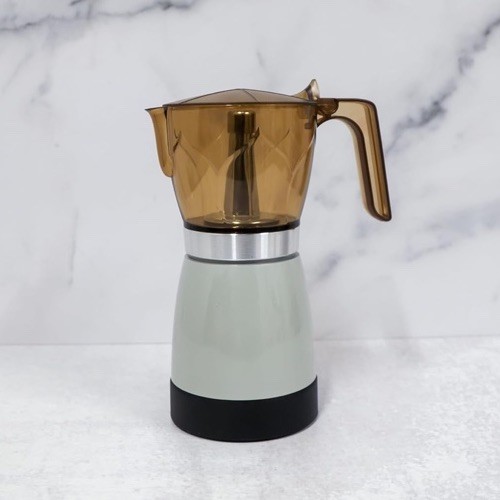 Cook Prep Eat Electric Espresso Maker Fresh In Less Than 10 Minutes Black &Amber