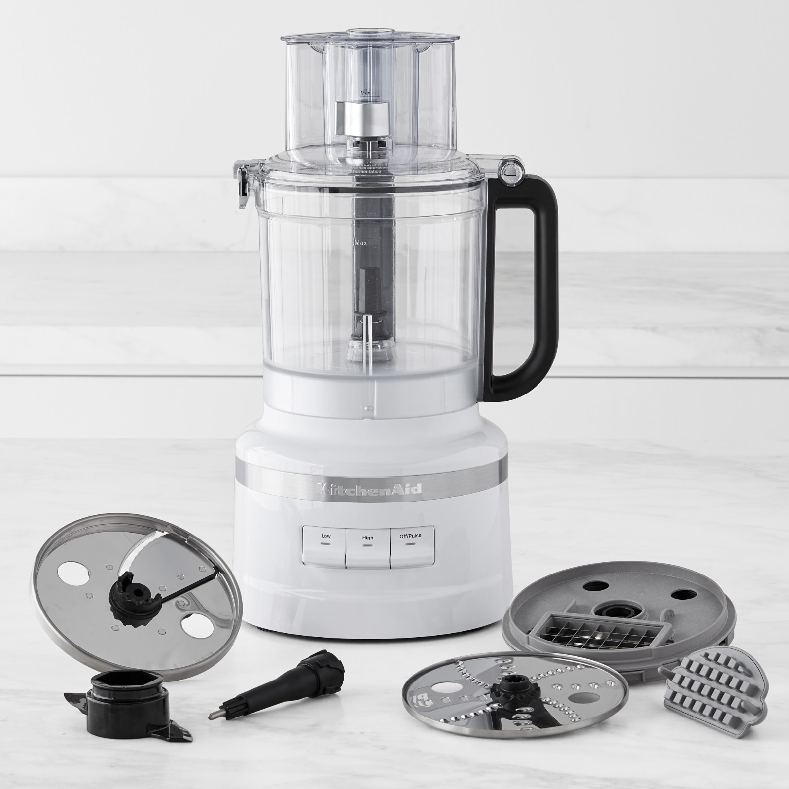 KitchenAid® Food Processor with Dicing Kit,White, 13-cup