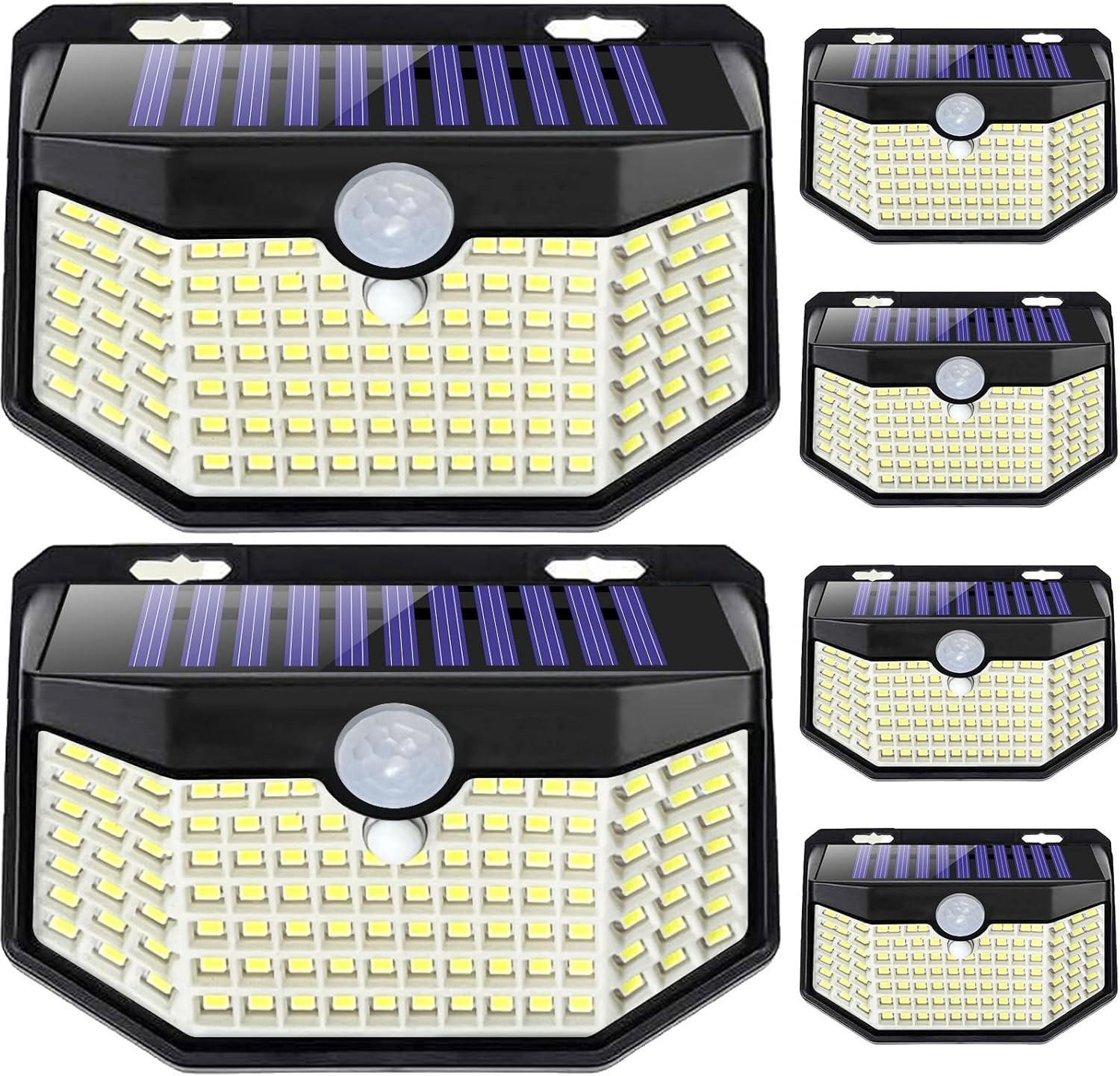 Advanced Solar Motion Sensor Lights – Waterproof 960 Lumen, 6 Pack for Outdoor