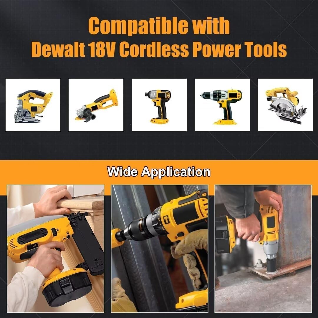 2-4PACK 18V For Dewalt 18 VOLT XRP Ni-MH 7.0Ah Battery DC9099 DC9096 DC9098 NEW