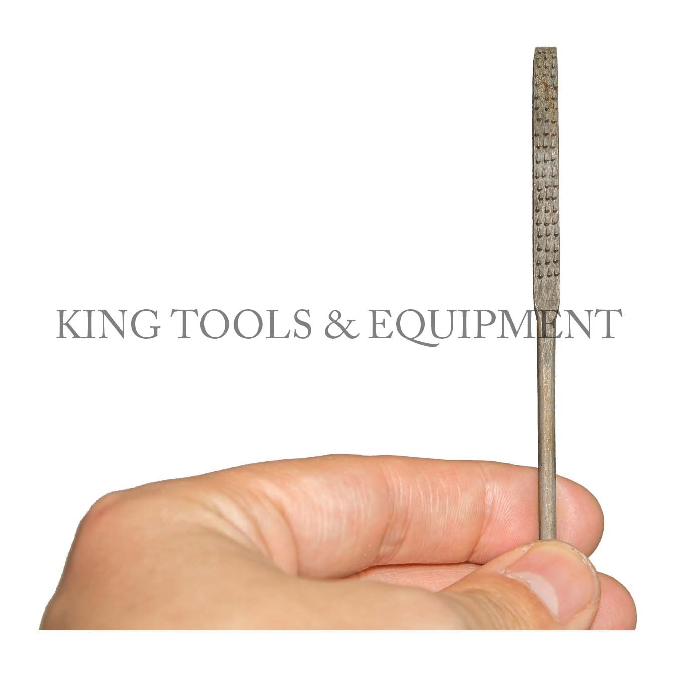 KING 10pc 7″ RASP CUT RIFFLER FILE Set, Double Ended, Wood Metal Carving