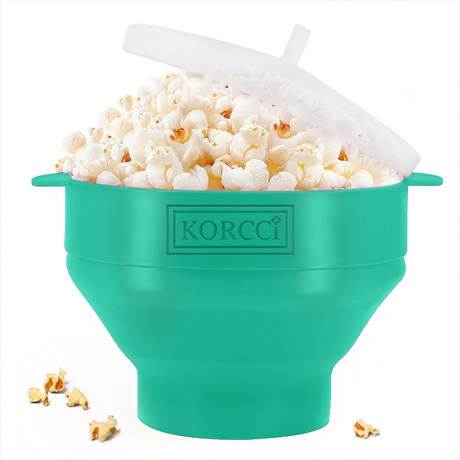 Collapsible Silicone Microwave Popcorn Popper Healthy Oil-Free Popcorn Maker