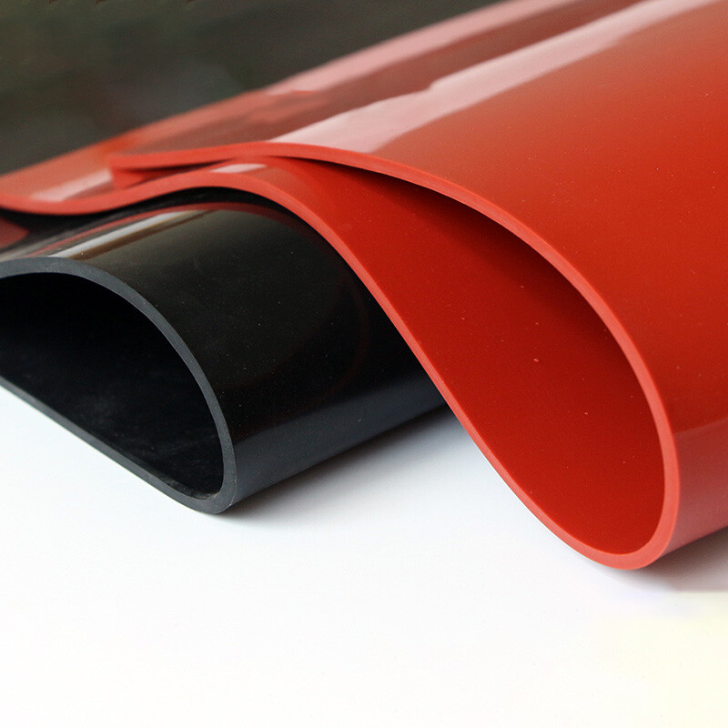 Silicone Rubber Sheet Plate Mat High Temp Gasket Red Black White Thick 0.1mm-5mm