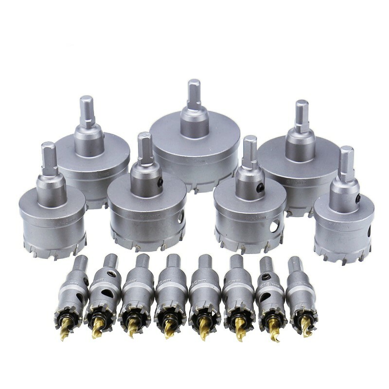 Carbide Tip TCT Hole Saw Cutter Drill Bit Metal Alloy Stainless Steel 12-270mm