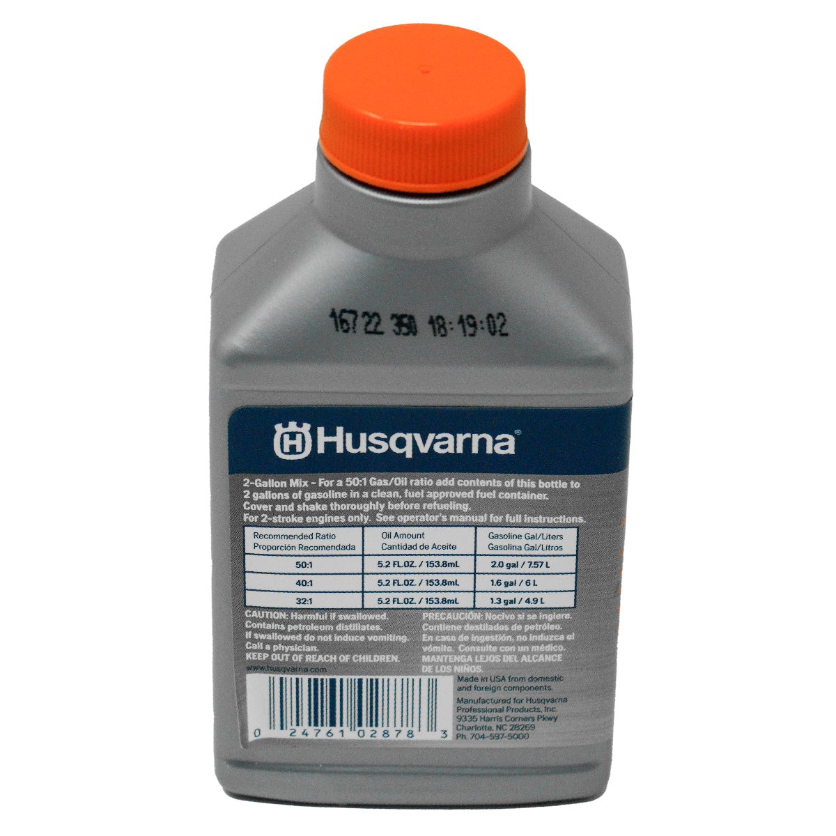 Husqvarna 24 Pack of 5.2 oz XP+ Sythetic Blend 2-Stroke Oil – 593152302-24PK