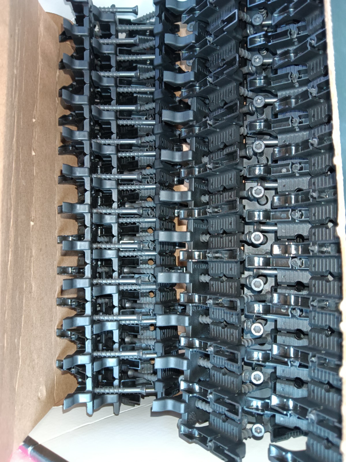 See Description DECKMATE 360 Black Colladed Hidden Deck Fastener Grooved Decking