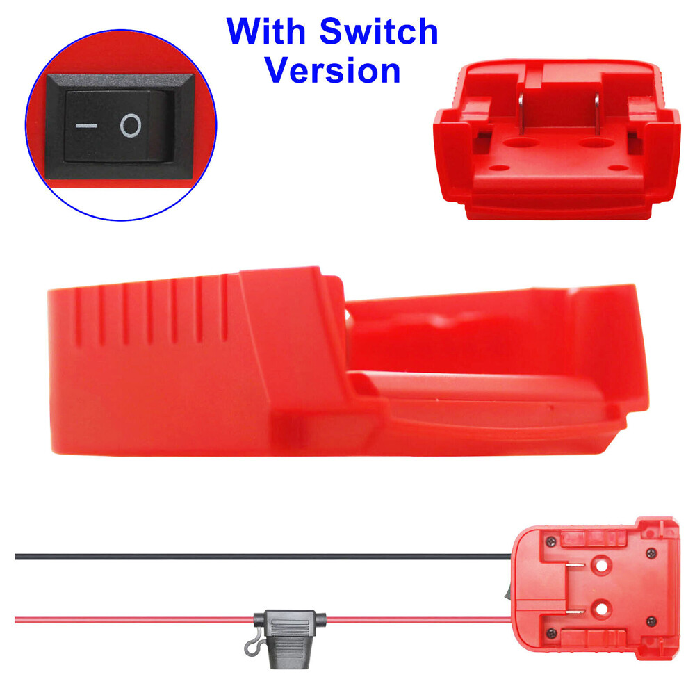 DIY Battery Adapter Power Wheels Dock Robotics Compatible with Milwaukee M18 18V