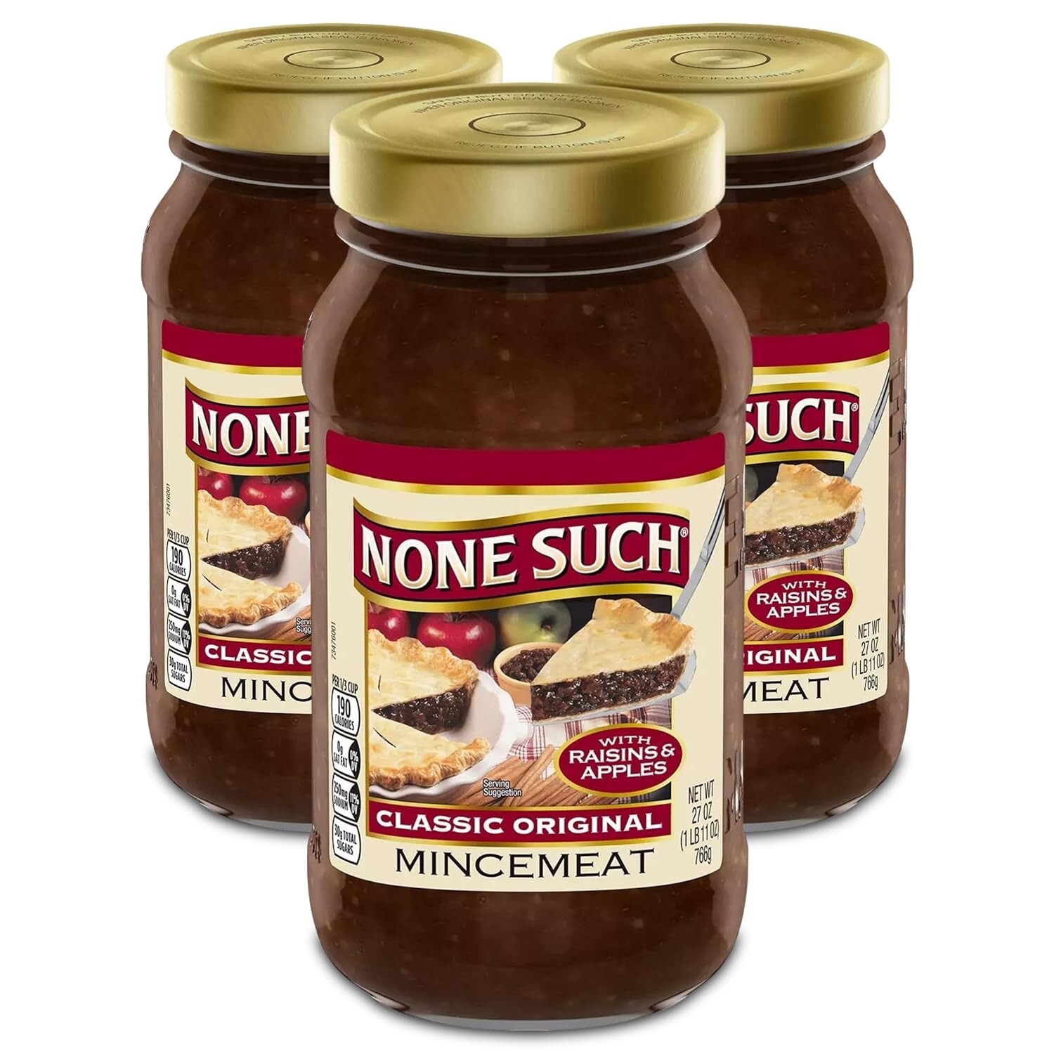 None Such Mincemeat Classic Original, 27 Ounce (Pack of 3)