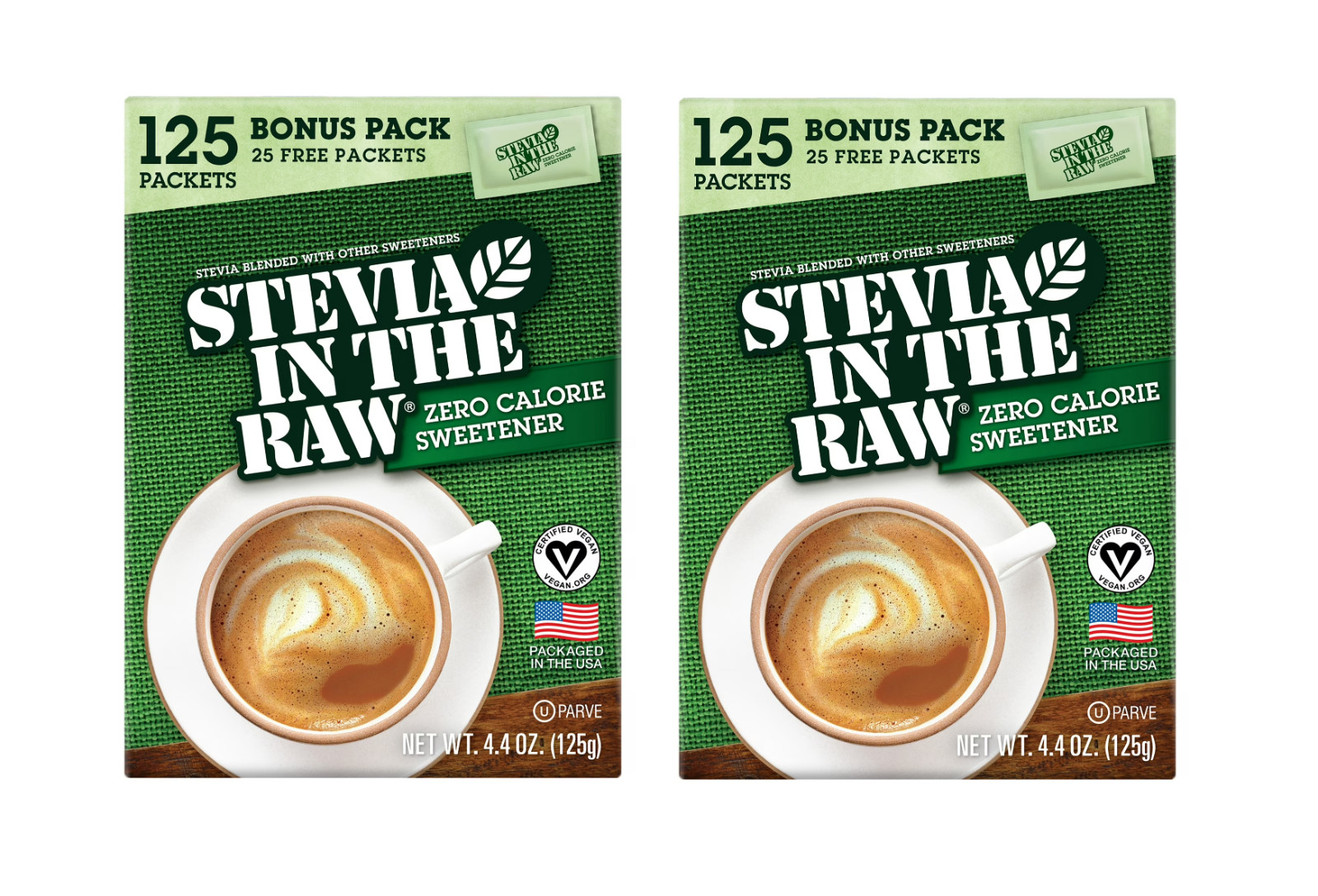 (PACK OF 2) Stevia In The Raw Zero Calorie Sweetener, 100 count, 3.5 oz